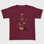 Red Skeleton Drummer, Tricou Copii