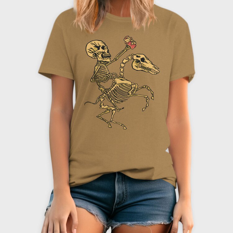 Skull Riding, Tricou Barbati (Unisex)
