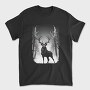 Reindeer Monochochrome Christmas, Tricou Barbati (Unisex)