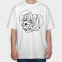 Hentai 18, Tricou Oversize Barbati (Unisex)