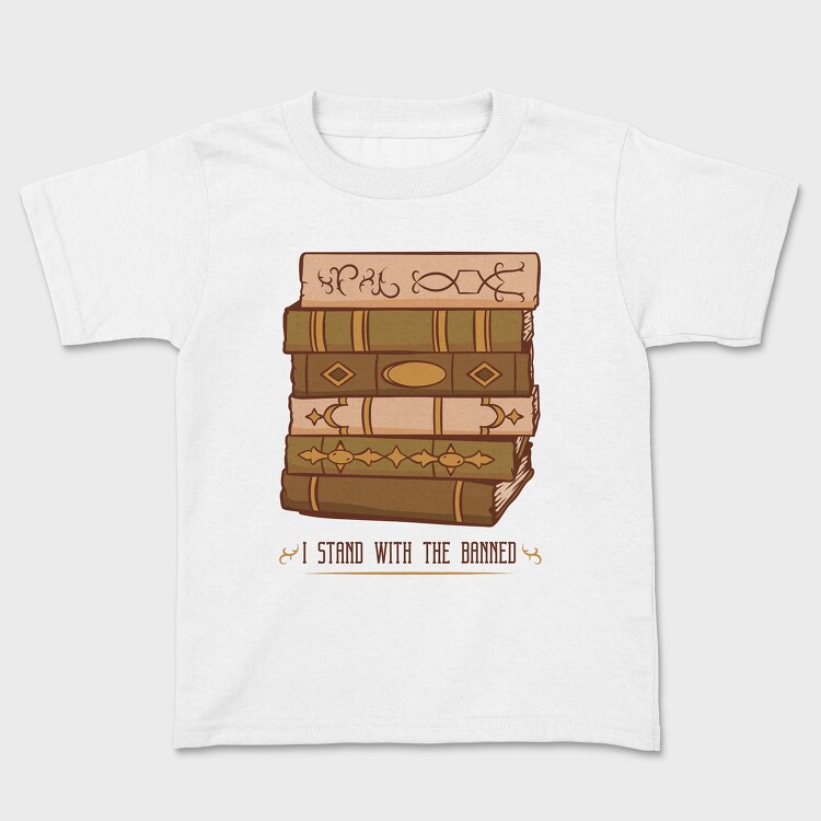 Retro Book Tower, Tricou Copii