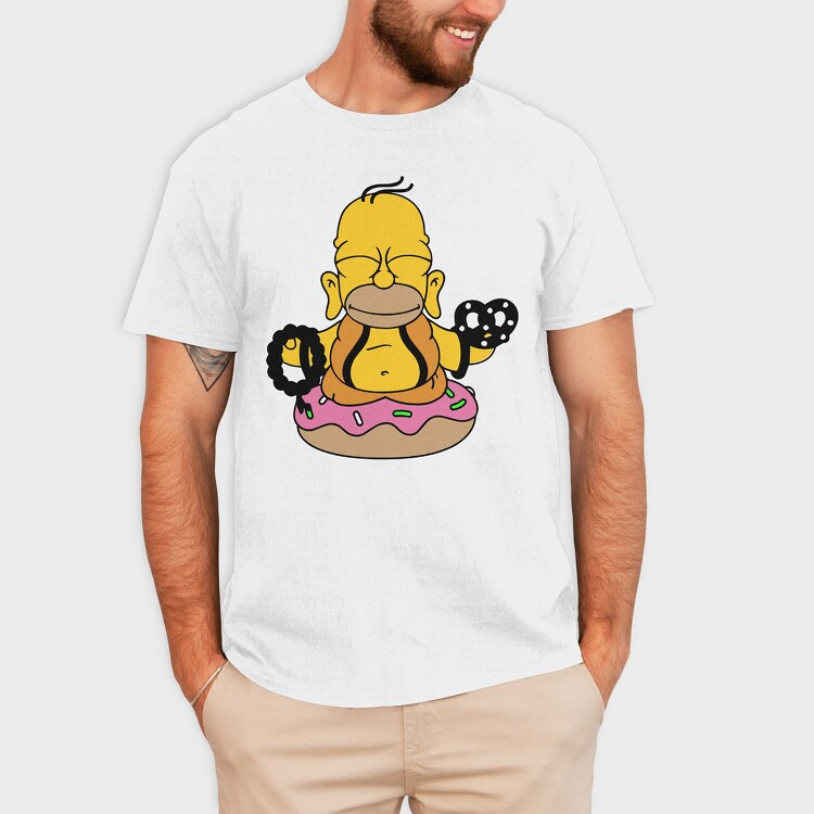 Homer Simpson, Tricou Barbati (Unisex)