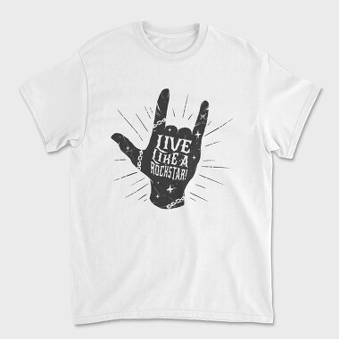 Rockstar Hand, Tricou Barbati (Unisex)