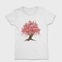 Sakura Tree Watercolor, Tricou Femei