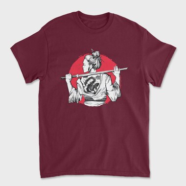 Samurai Girl Tattoo, Tricou Barbati (Unisex)