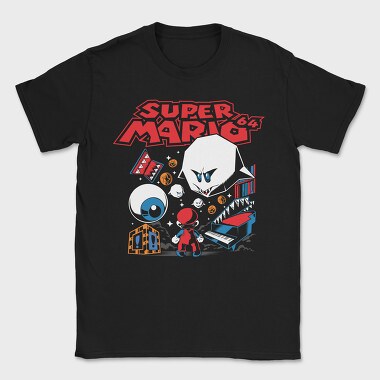 Super Mario 64, Tricou Barbati (Unisex)
