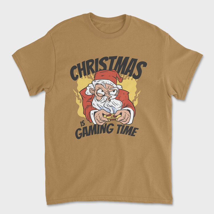 Santa Gaming, Tricou Barbati (Unisex)