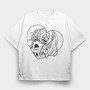 Hentai 18, Tricou Oversize Barbati (Unisex)