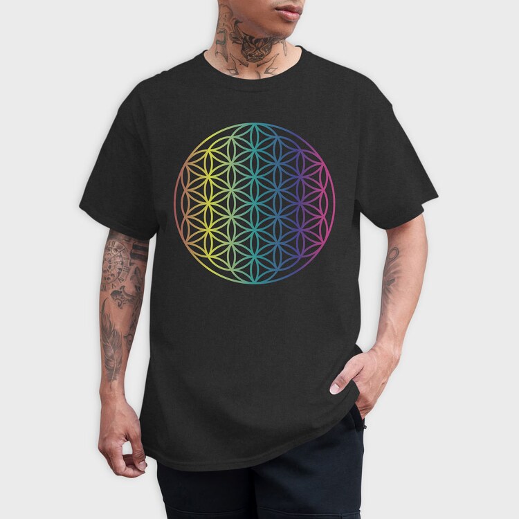 Life Flower, Tricou Barbati (Unisex)