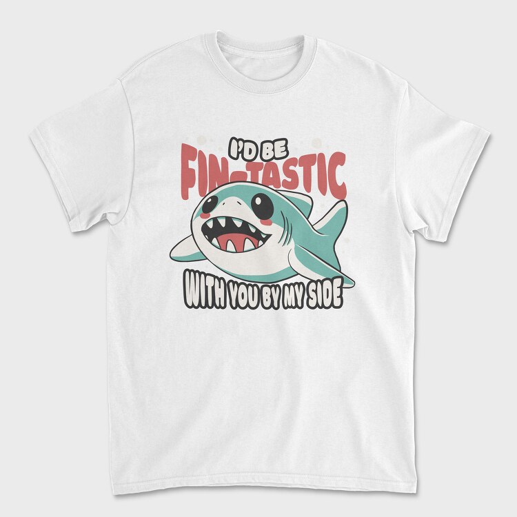 Shark Cute Valentines, Tricou Barbati (Unisex)