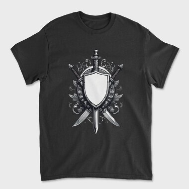 Shield and Sword, Tricou Barbati (Unisex)