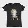 Sitting Cat on Chair, Tricou Femei