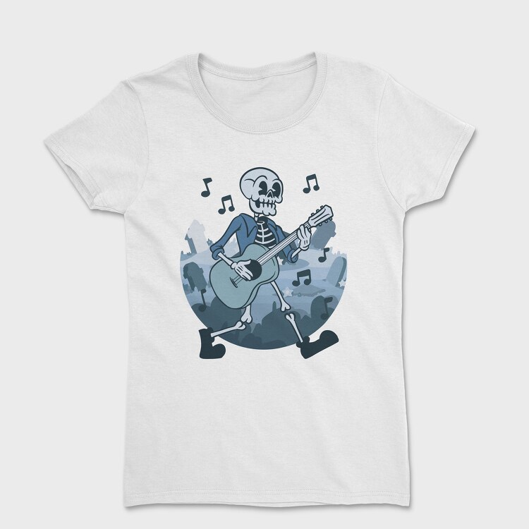 Skeleton Guitar, Tricou Femei