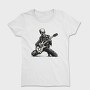 Skeleton Playing Electric Guitar, Tricou Femei