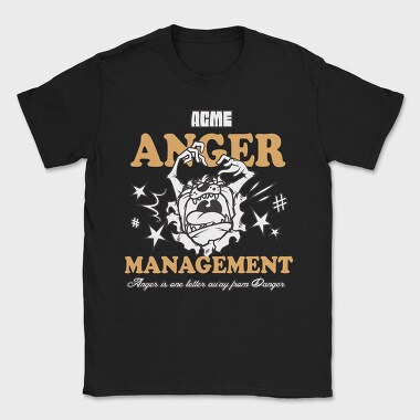 Tasmanian Devil Anger, Tricou Barbati (Unisex)