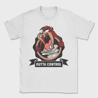 Tasmanian Devil Outta Control, Tricou Barbati (Unisex)