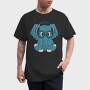 Elephant With Glasses, Tricou Barbati (Unisex)