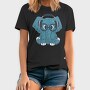 Elephant With Glasses, Tricou Barbati (Unisex)
