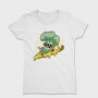 Pizza Brocoli Cartoon, Tricou Femei