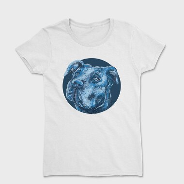 Portrait Pitbull, Tricou Femei