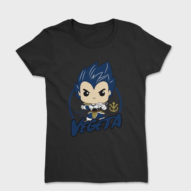 Funko Anime Vegeta Drangon Ball Z, Tricou Femei