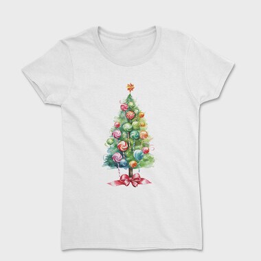 Candy Christmas Tree, Tricou Femei