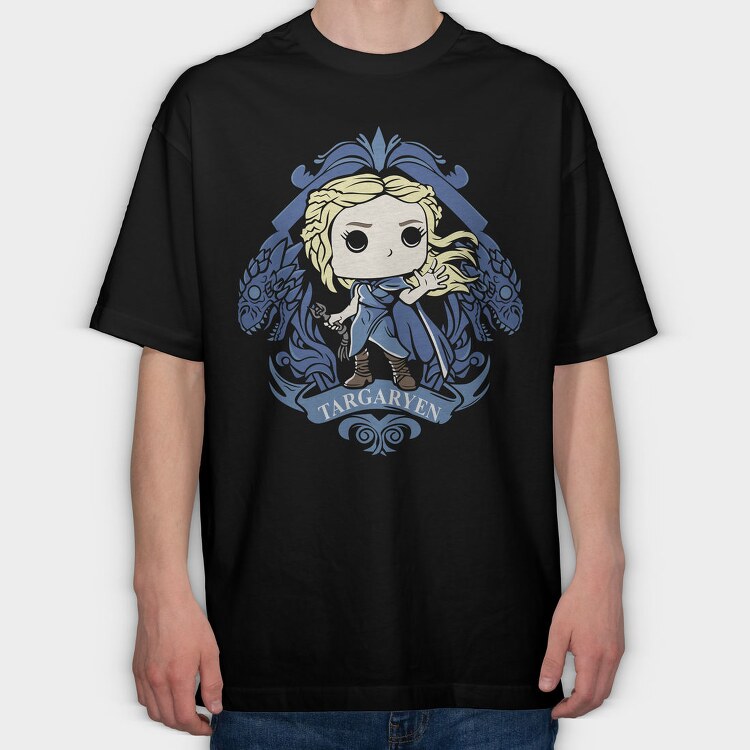 Targaryen, Tricou Oversize Barbati (Unisex)