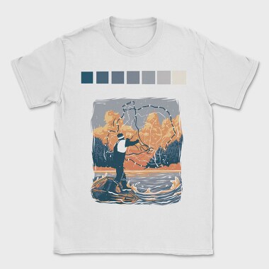 Fisherman Fish Net, Tricou Barbati (Unisex)