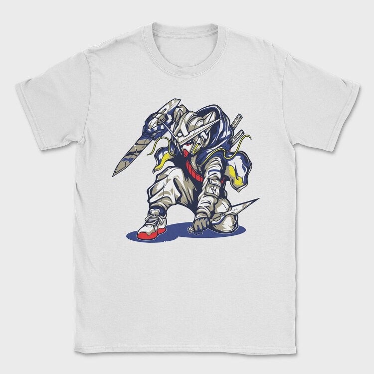 Gundam Ninja Rudy, Tricou Barbati (Unisex)