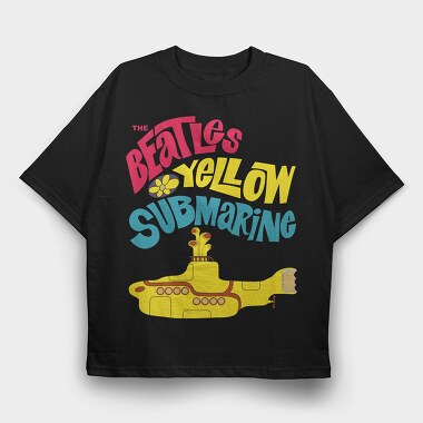 The Beatles 12, Tricou Oversize Barbati (Unisex)