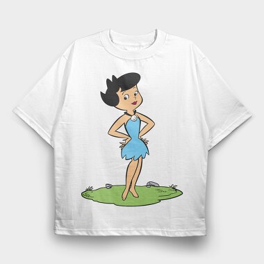 The Flintstones 18, Tricou Oversize Barbati (Unisex)