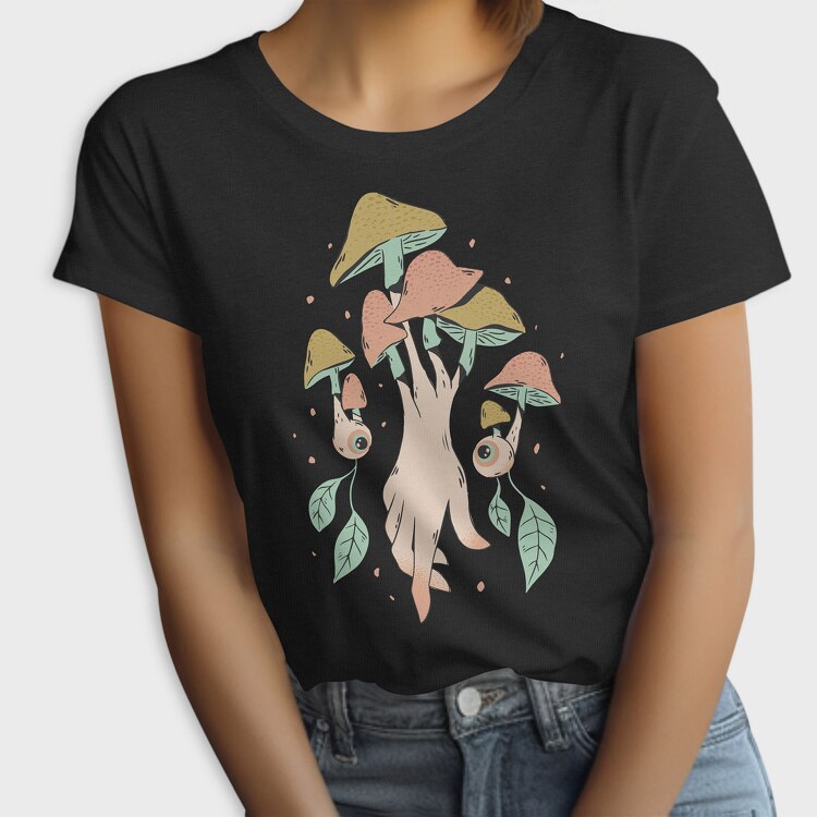 Mushroom Hand, Tricou Femei