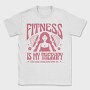 Fitness Is My Therapy Gym, Tricou Barbati (Unisex)