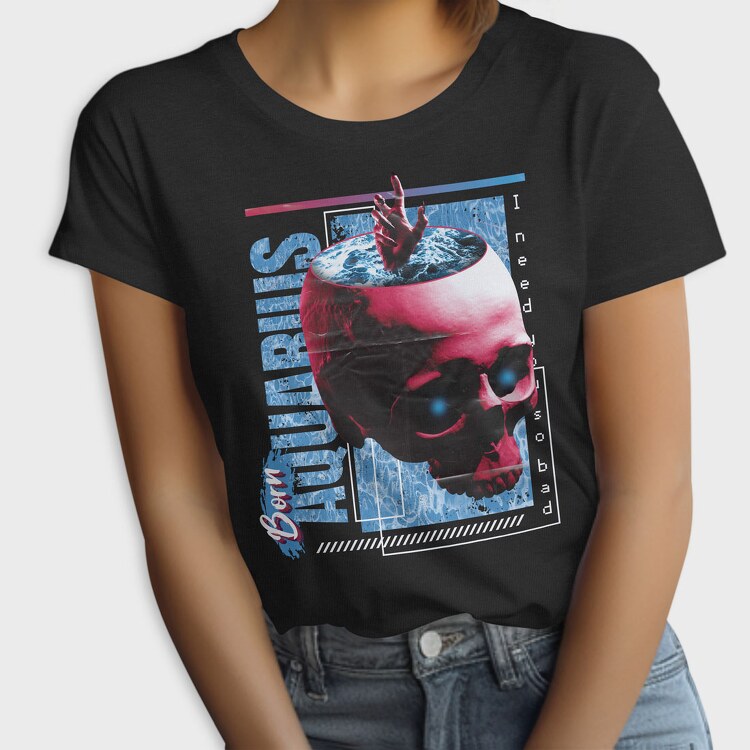 Horoscope Aquarius, Tricou Femei