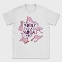 Flamingo Doing Yoga Worry, Tricou Barbati (Unisex)