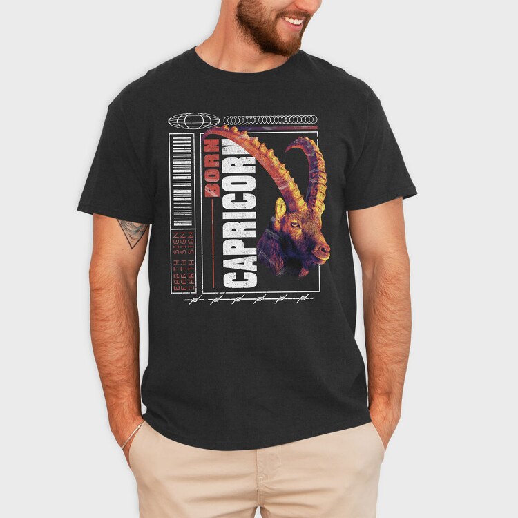 Horoscope Capricorn, Tricou Barbati (Unisex)