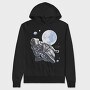 Motorbike Astronaut, Hanorac Oversize Barbati (Unisex)