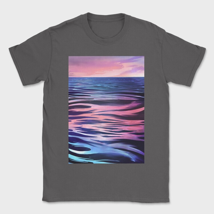 Ocean Surface Landscape Painting, Tricou Barbati (Unisex)