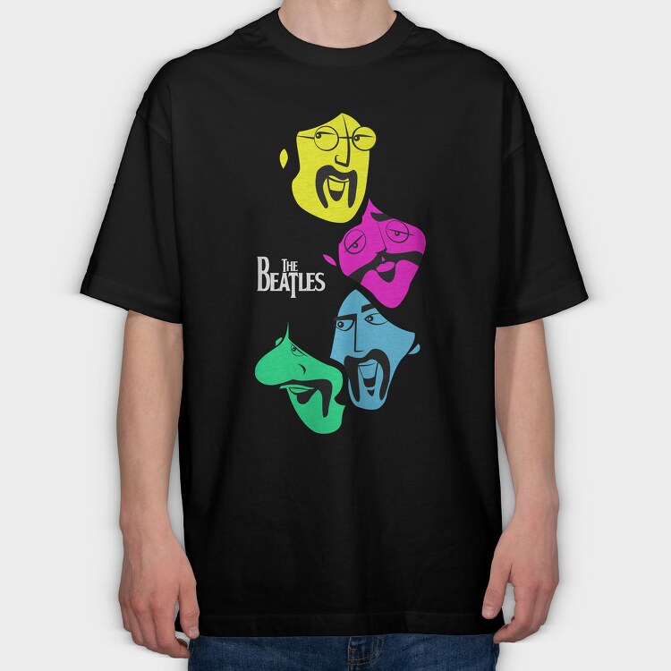 The Beatles 6, Tricou Oversize Barbati (Unisex)