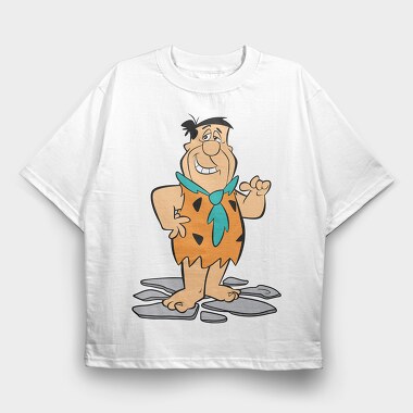 The Flintstones 7, Tricou Oversize Barbati (Unisex)