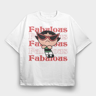 The Powerpuff Girls 1, Tricou Oversize Barbati (Unisex)