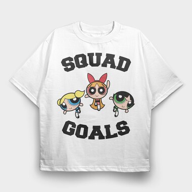 The Powerpuff Girls 9, Tricou Oversize Barbati (Unisex)