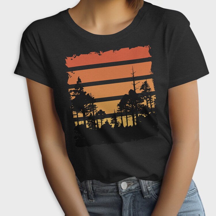 Retrosunset Woods, Tricou Femei