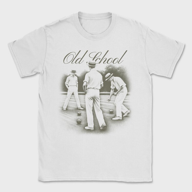 Old School Bowlers Vintage, Tricou Barbati (Unisex)