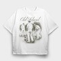 Old School Bowlers Vintage, Tricou Oversize Barbati (Unisex)