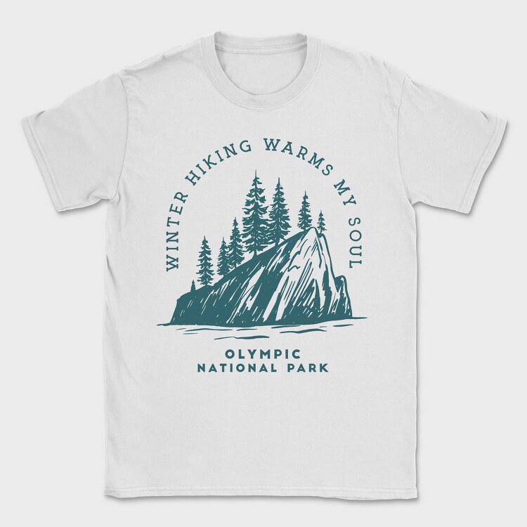 Olympic National Park Quote, Tricou Barbati (Unisex)