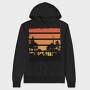 Retrosunset Woods, Hanorac Oversize Barbati (Unisex)