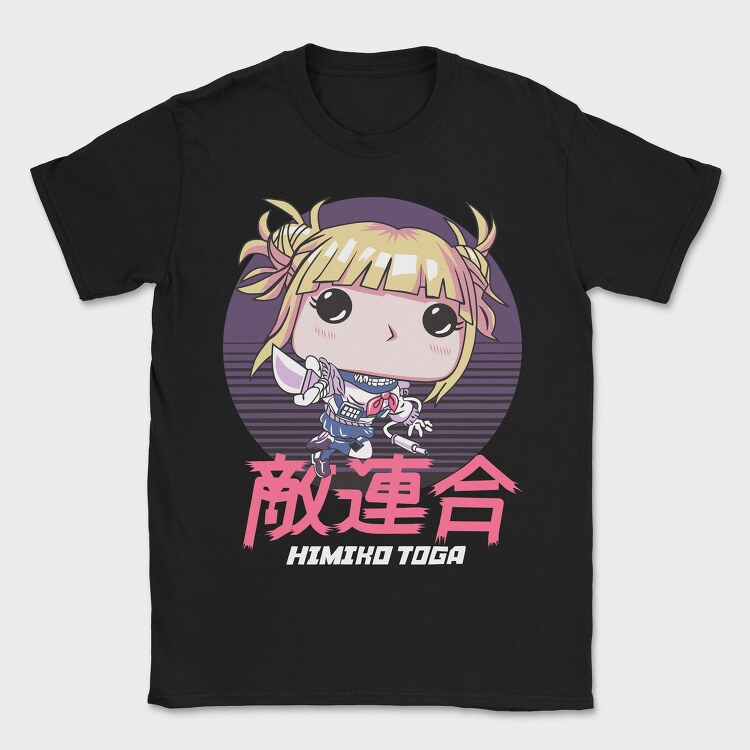 Funko Anime My Hero Academia Himiko Toga, Tricou Barbati (Unisex)