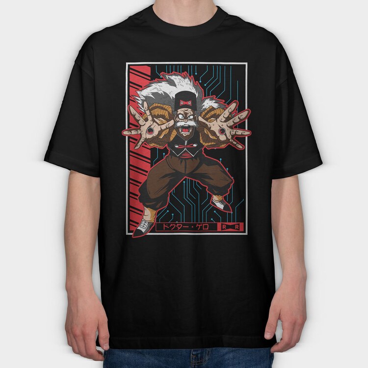 Dragon Ball Z 80, Tricou Oversize Barbati (Unisex)