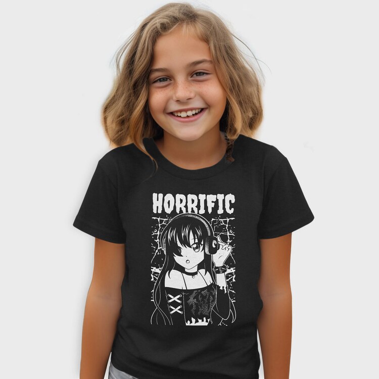 Horrific Dark Anime Girl, Tricou Copii